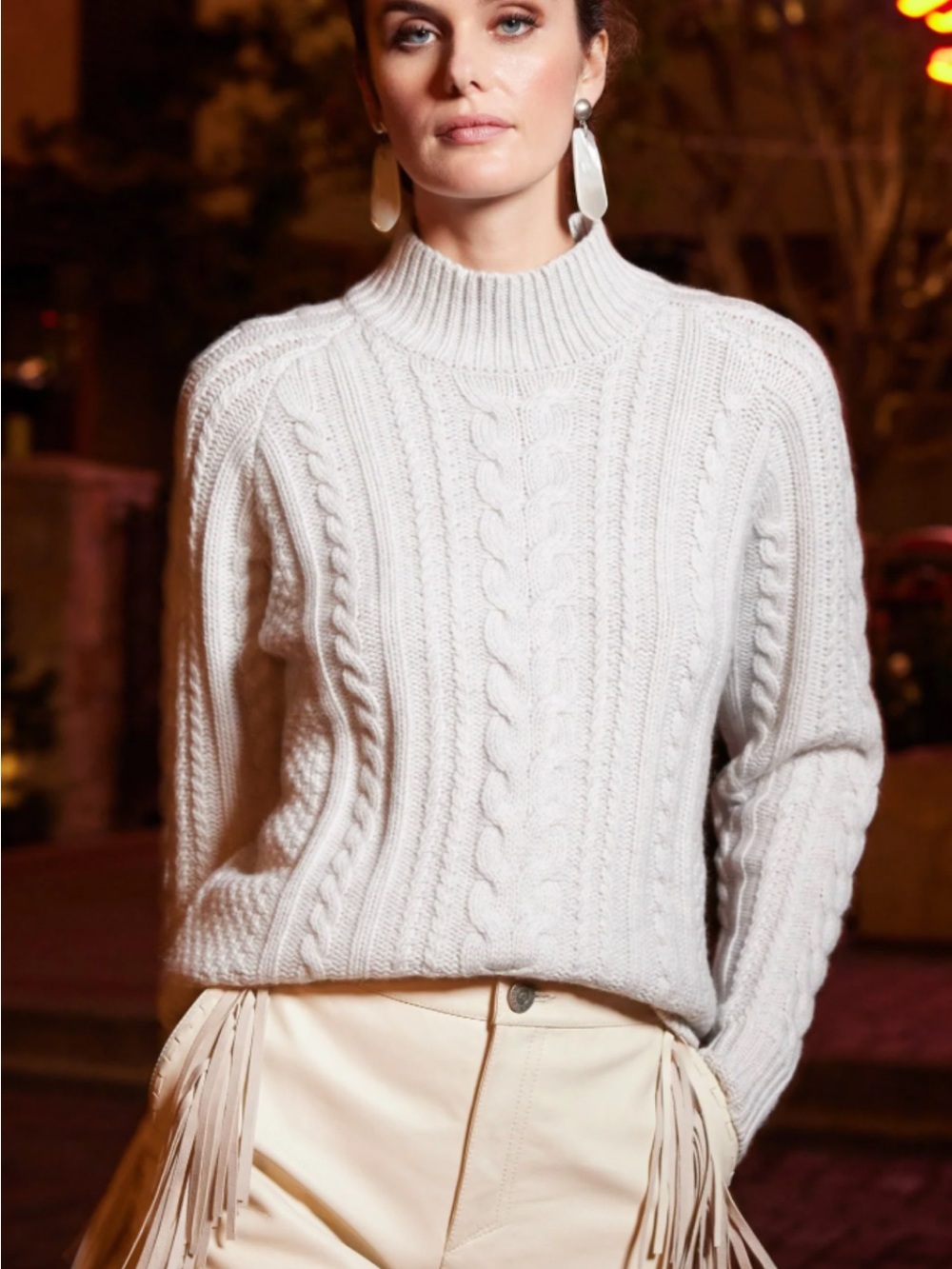 Double D Ranch Ropes,Cables & Braids Sweater - Picture 2 of 5